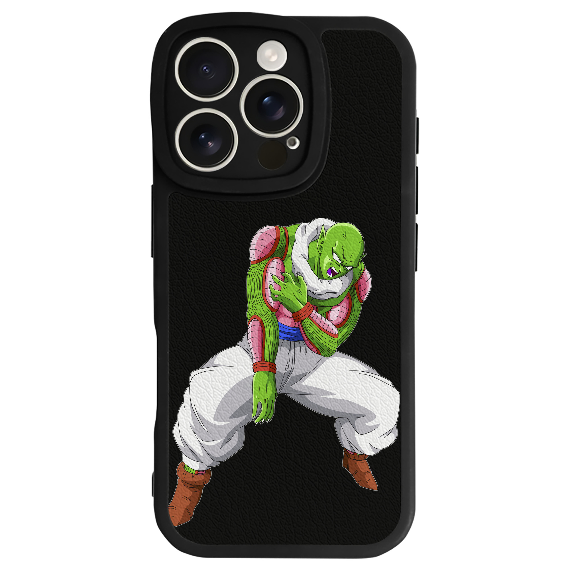 （画像用） ドラゴンボール ピッコロ DRAGON BALL Piccolo 【iPhone 16シリーズ対応】シリコンスマホケース（レザー調） 材質：シリコン